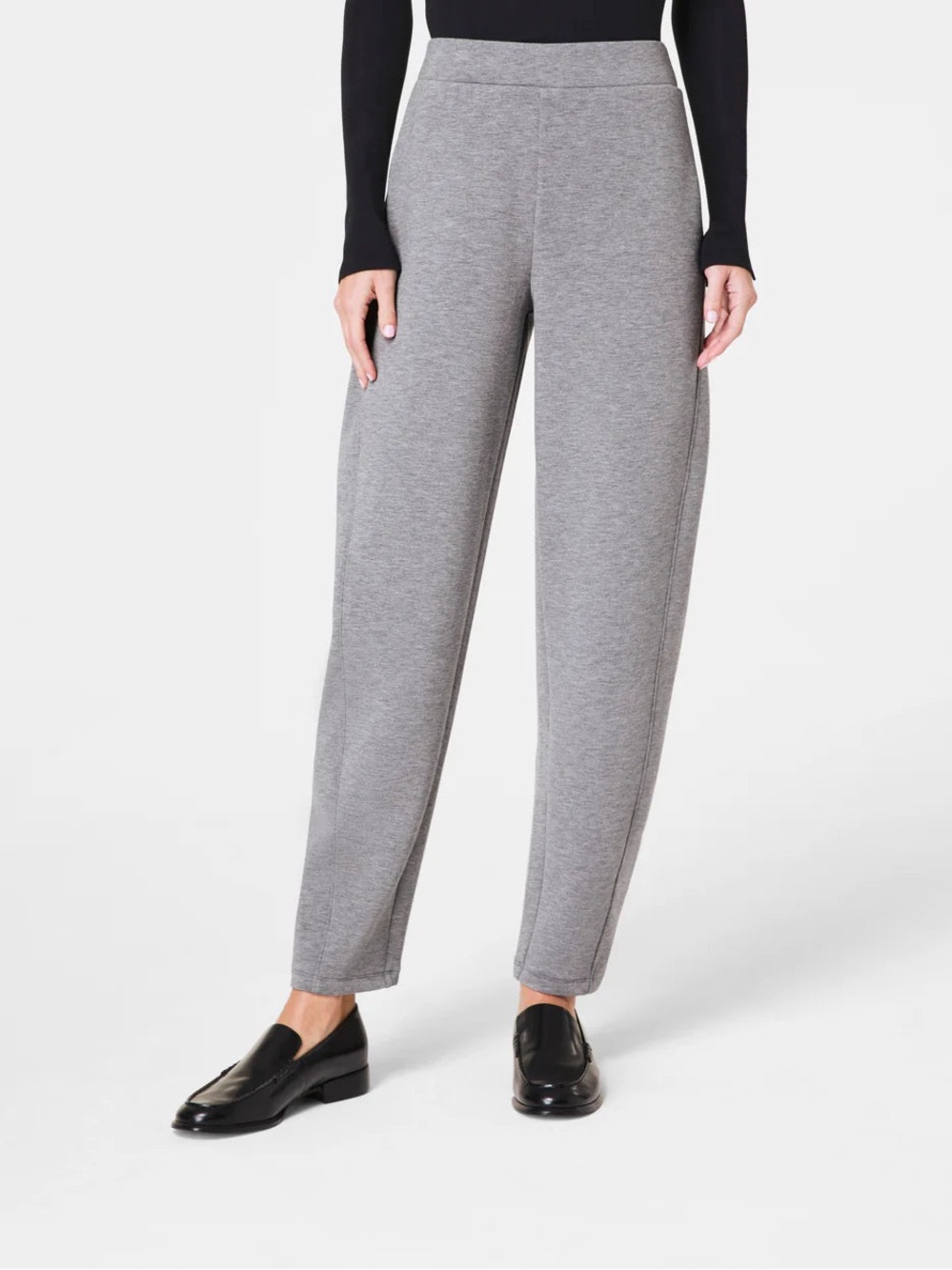 Spanx Gray Knit Barrel Leg Pant NWOT